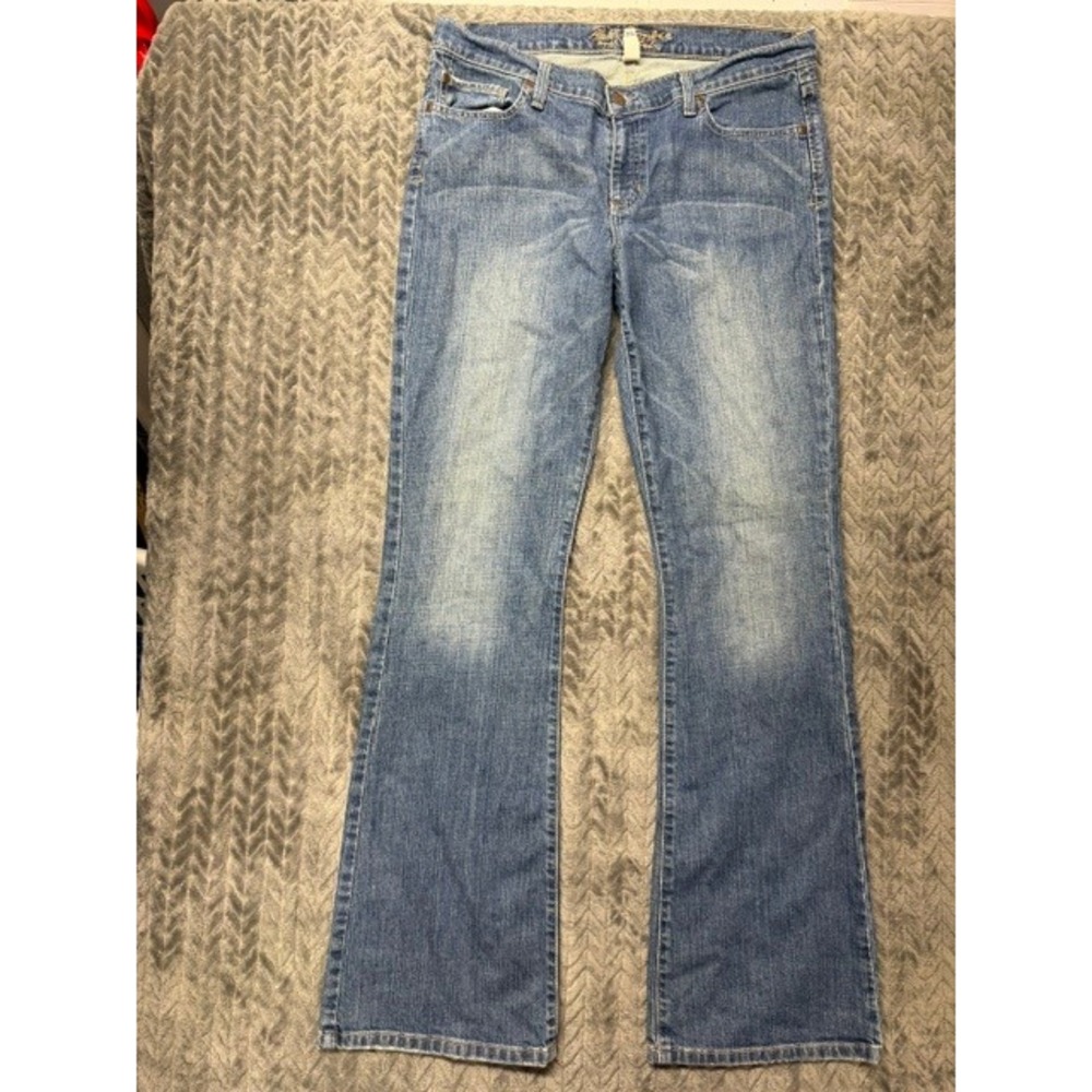 Abercrombie & Fitch Medium Boot Stretch Jeans 12L Blue Denim Bootcut 0577